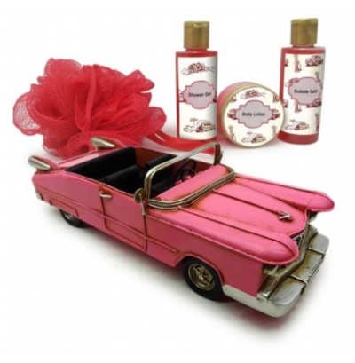 set-regalo-bano-perfumado-cadillac-rosa