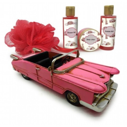 set-regalo-bano-perfumado-cadillac-rosa