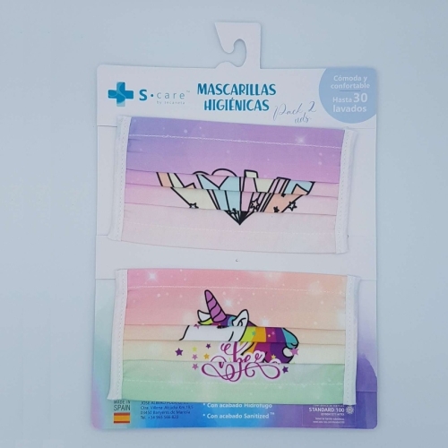 mascarillas-pack-unicornio-infantil